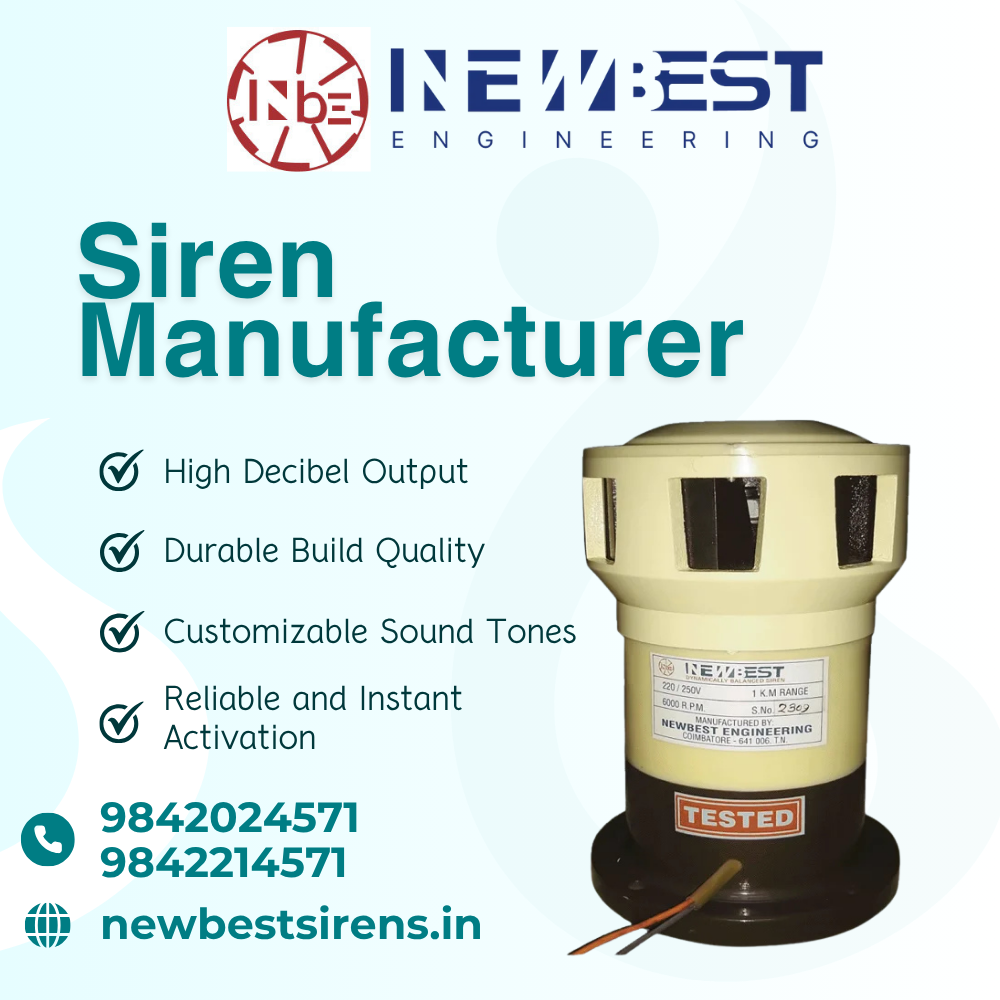 Industrial Siren Manufacturer – New Best Manufacturer