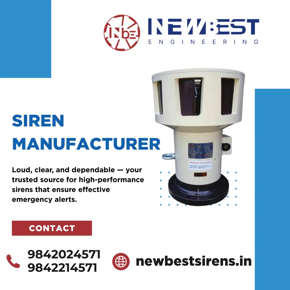 Siren Manufacturers in Tamilnadu by New Best Sirens